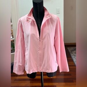 LILLY PULITZER JACKET BABY PINK LIGHT WEIGHT WOMEN SIZE SMALL EXCELLENT COND